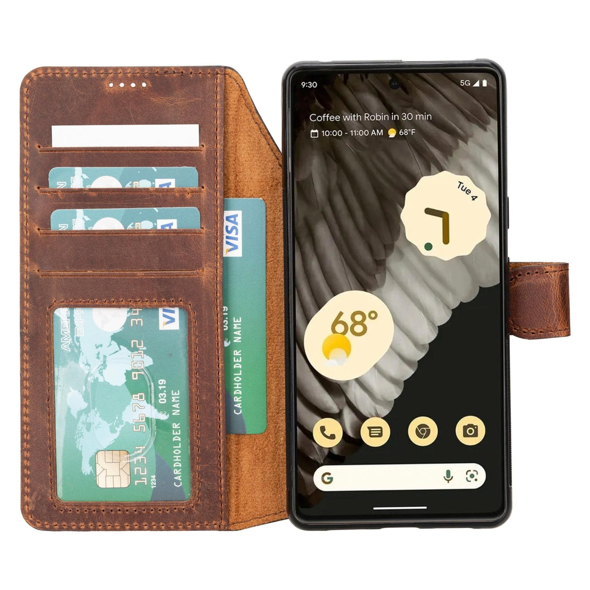 Sheridan Leather Detachable Wallet for Google Pixel 7 & 7 Pro